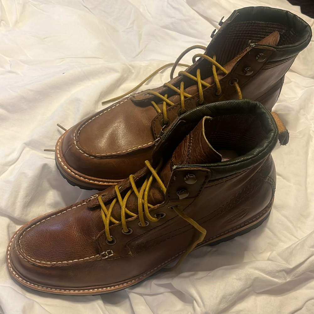 Fossil Men’s Brown Leather Boots (Size 12)